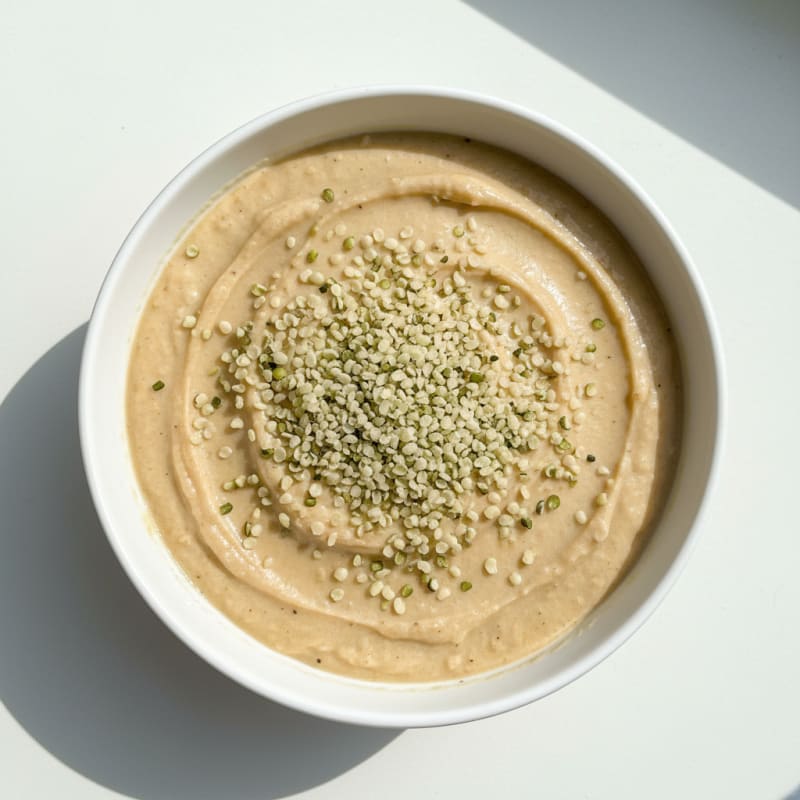 Creamy Peanut Butter Protein Pudding with Hemp Seeds