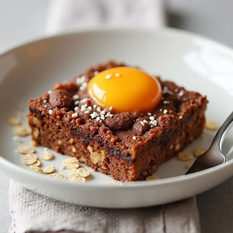 Rich Chocolate Protein Baked Oats