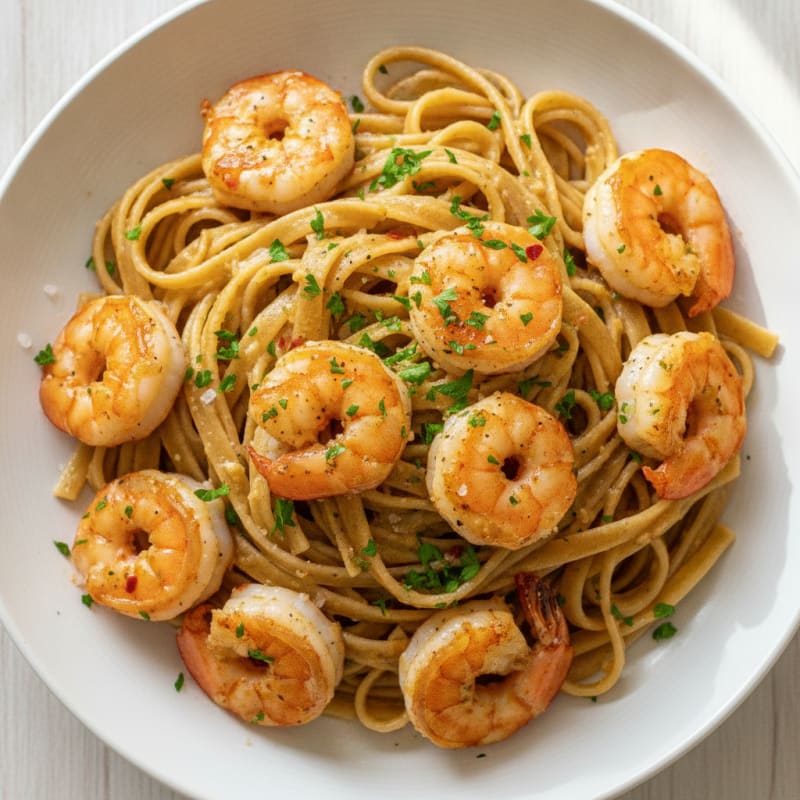 Garlic Butter Shrimp Pasta