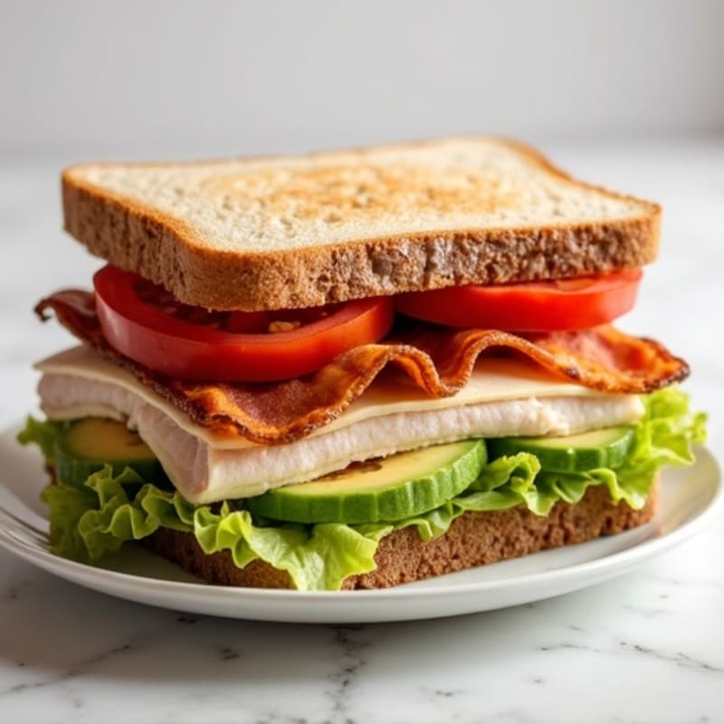 Healthy Turkey Club Sandwich