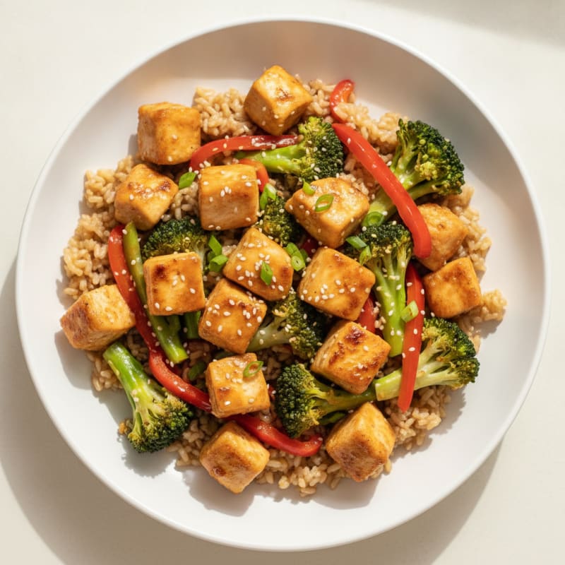 Clean General Tso's Chicken Stir-Fry