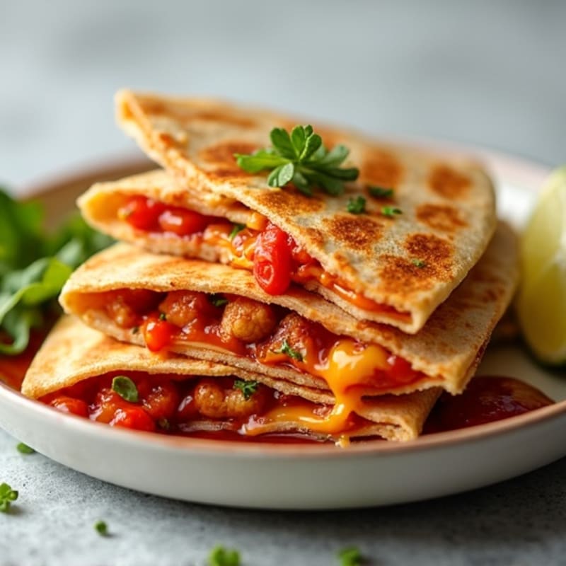 Healthy BBQ Chicken Quesadilla