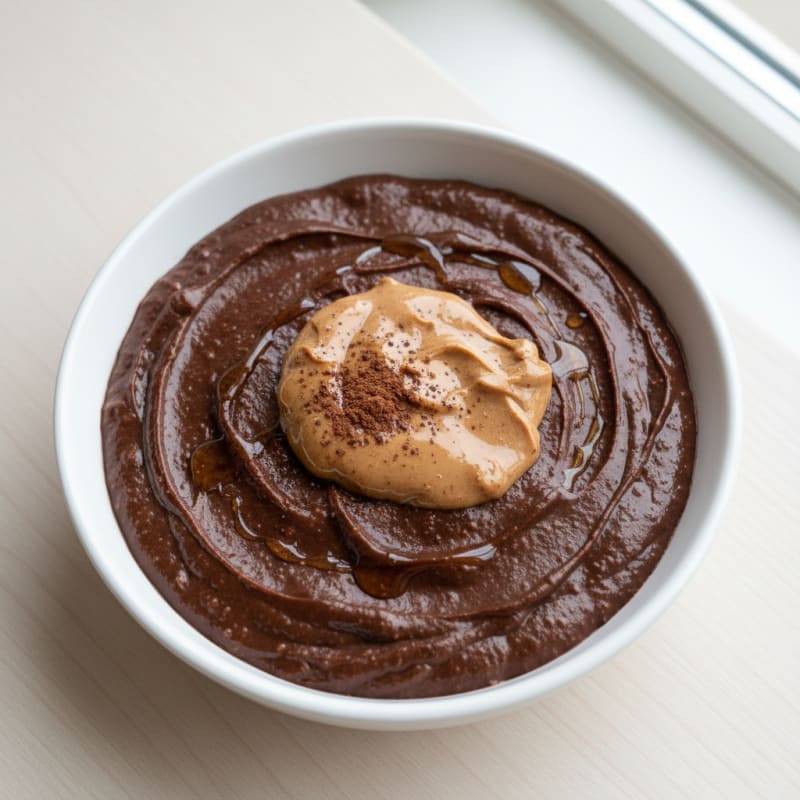 Silky Chocolate Protein Pudding with Greek Yogurt