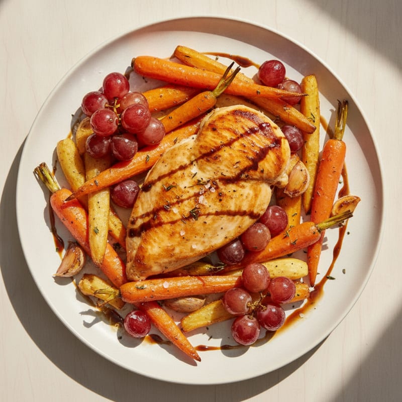 Baroque Chicken with Roasted Vegetables