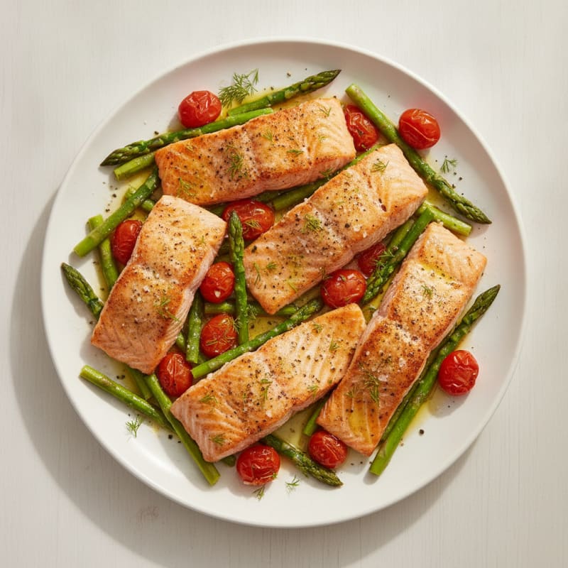 Sheet Pan Lemon Herb Salmon