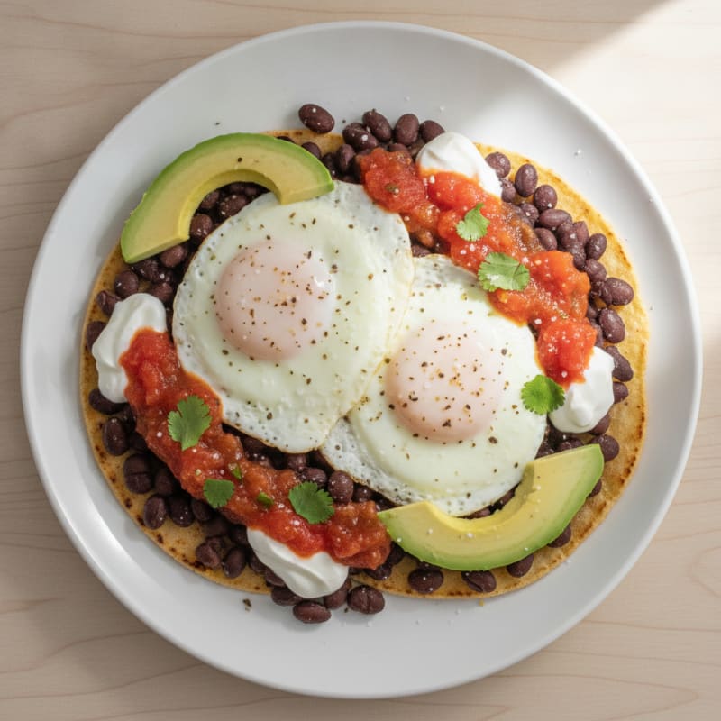 Huevos Rancheros with Avocado