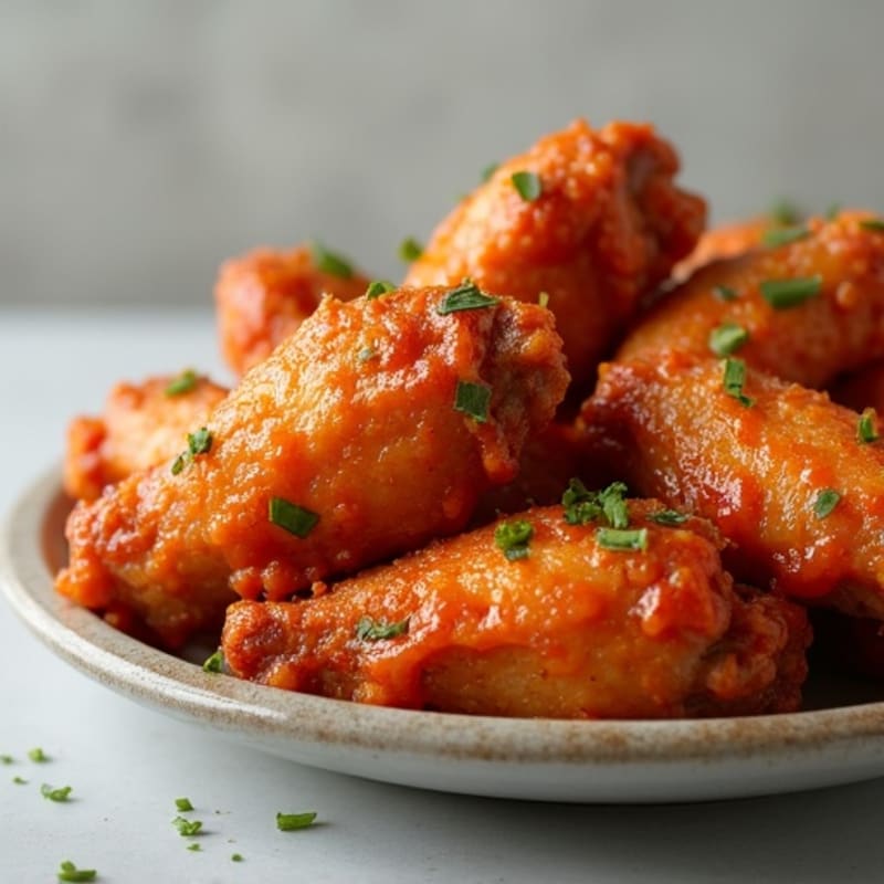 Crispy Baked Buffalo Chicken Wings