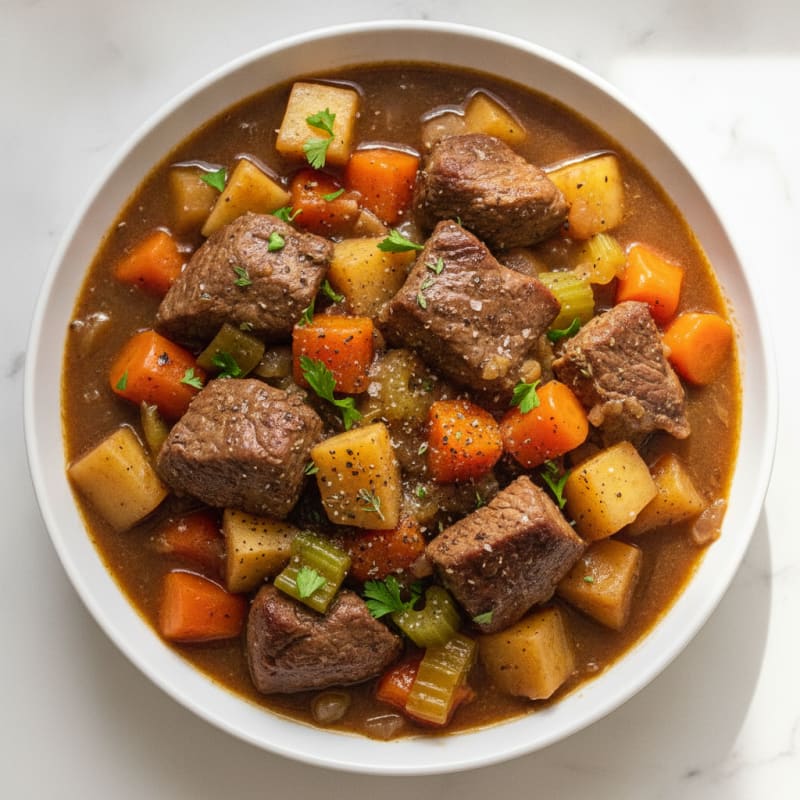 Hearty Beef Stew with Root Vegetables