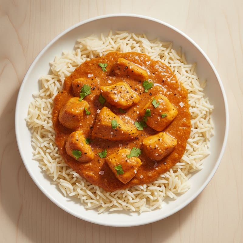 Spiced Butter Chicken with Basmati Rice