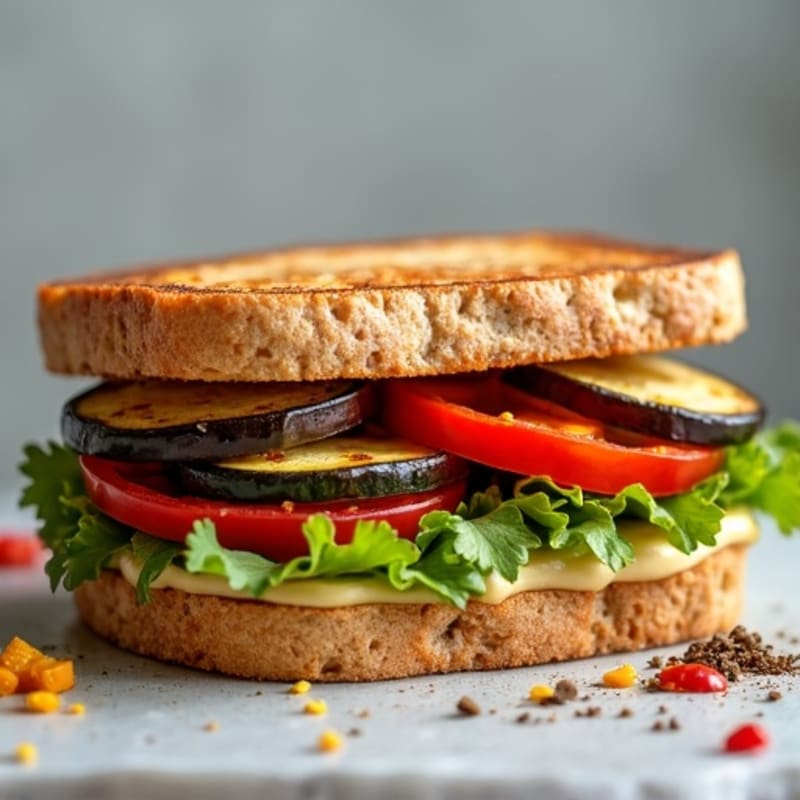 Hearty Grilled Vegetable Sandwich
