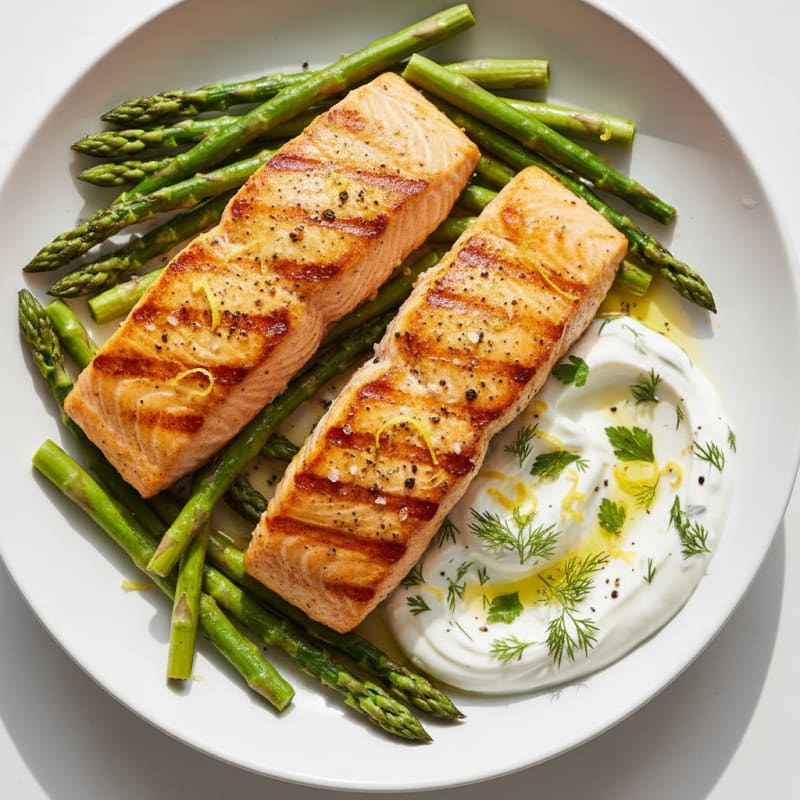 Golden Lemon-Herb Grilled Salmon