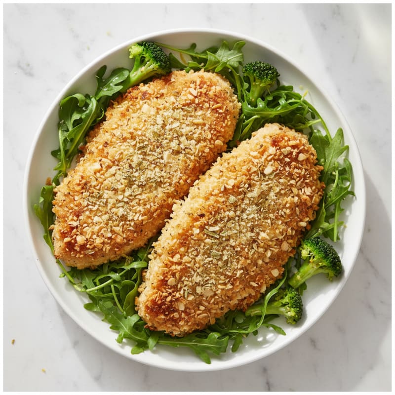 Crispy Herb-Crusted Chicken Cutlets