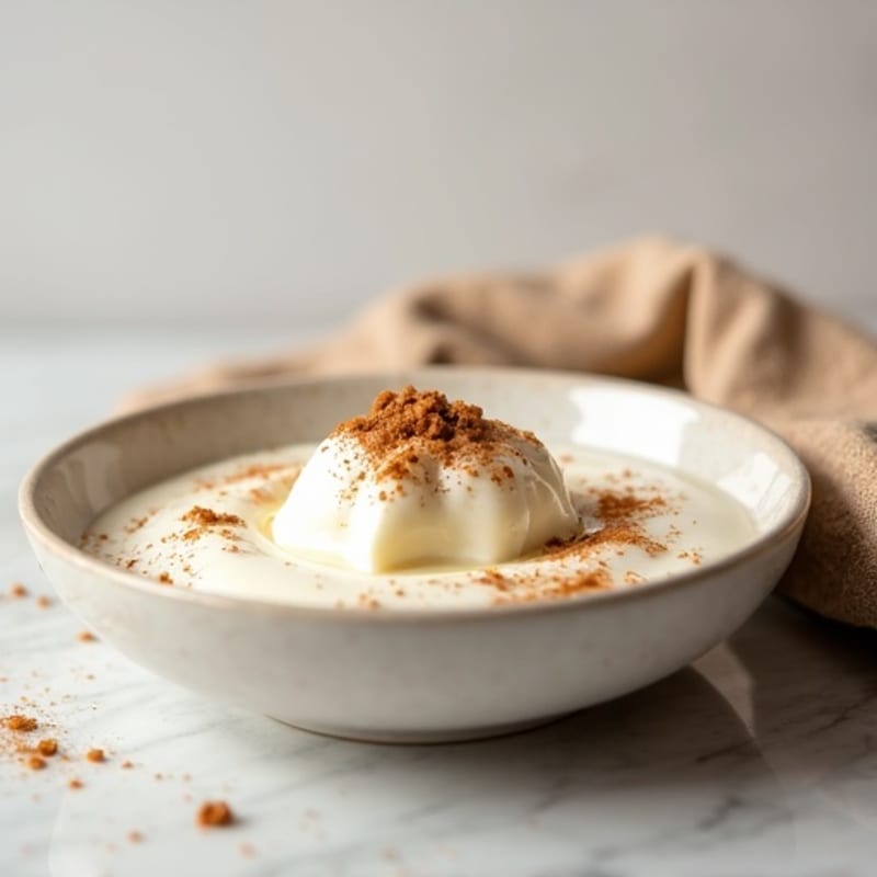 Silky Greek Yogurt Protein Pudding with Almond Butter