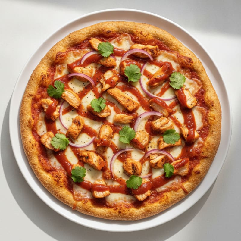 High-Protein BBQ Chicken Pizza