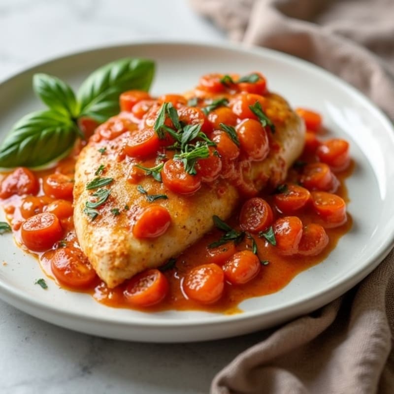Spiced Chicken with Creamy Tomato Sauce