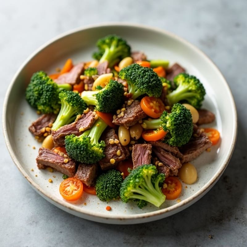 Garlic-Ginger Beef and Broccoli Stir-Fry