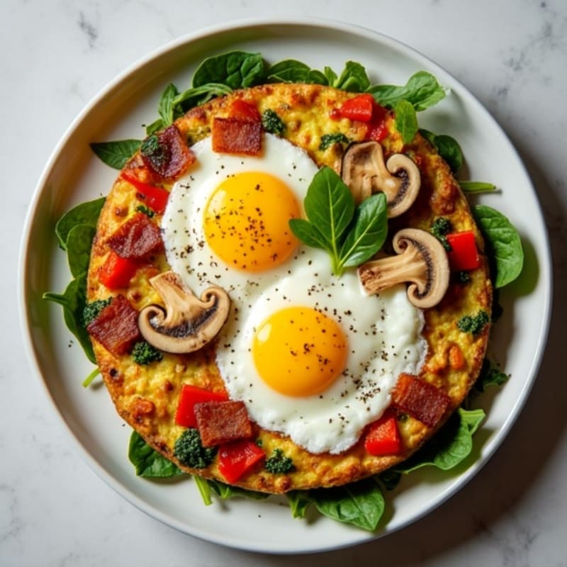 Crispy Egg and Veggie Frittata