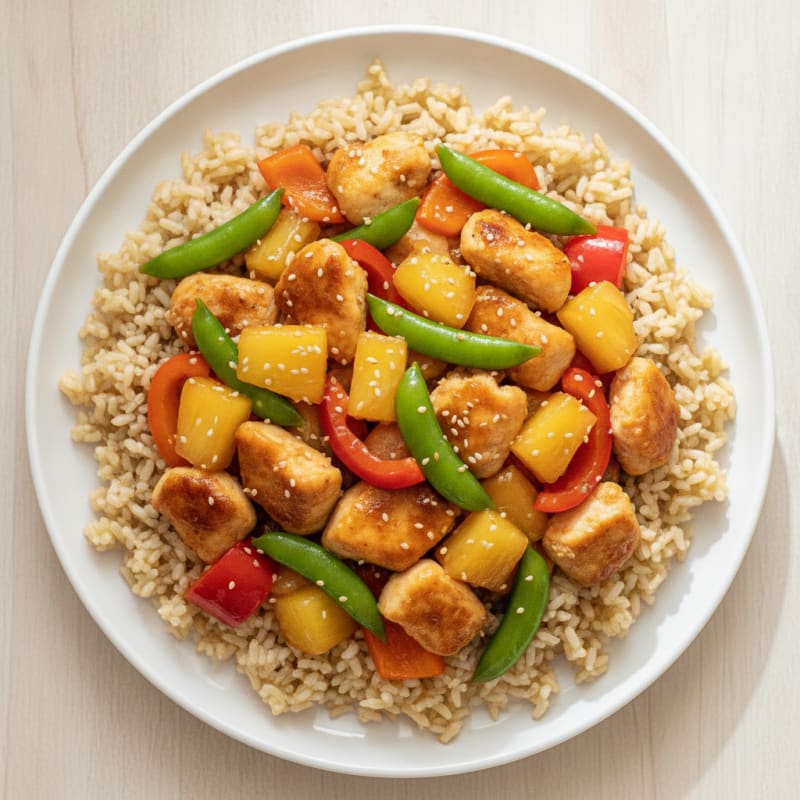 Sweet and Sour Chicken Stir-Fry