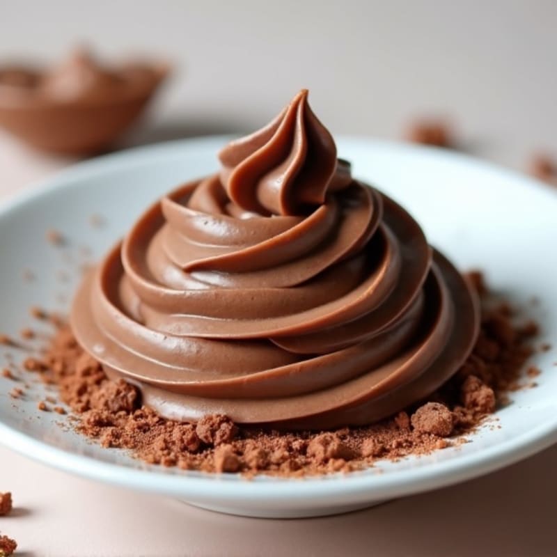 Silky Chocolate Protein Pudding with Greek Yogurt