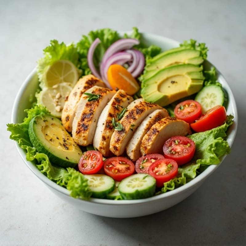 Crisp Avocado Salad Bowl