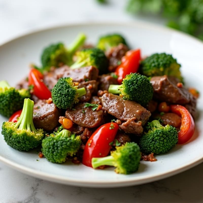 Savory Beef and Crispy Broccoli Stir-Fry