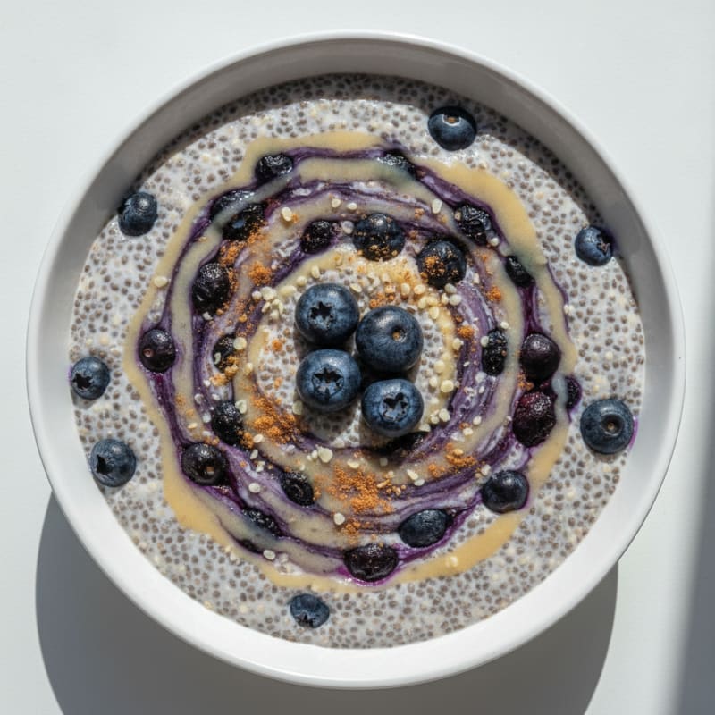Blueberry Chia Seed Pudding