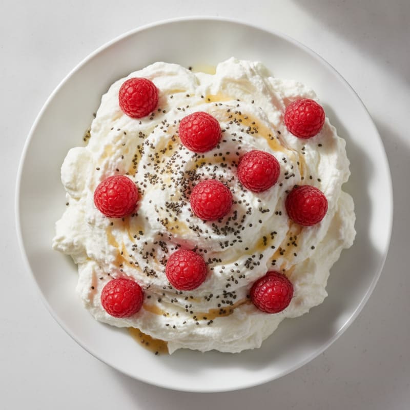 Silky Greek Yogurt Protein Mousse with Berries