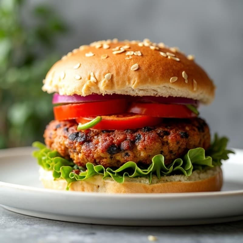 Hearty Smoky Black Bean Burgers