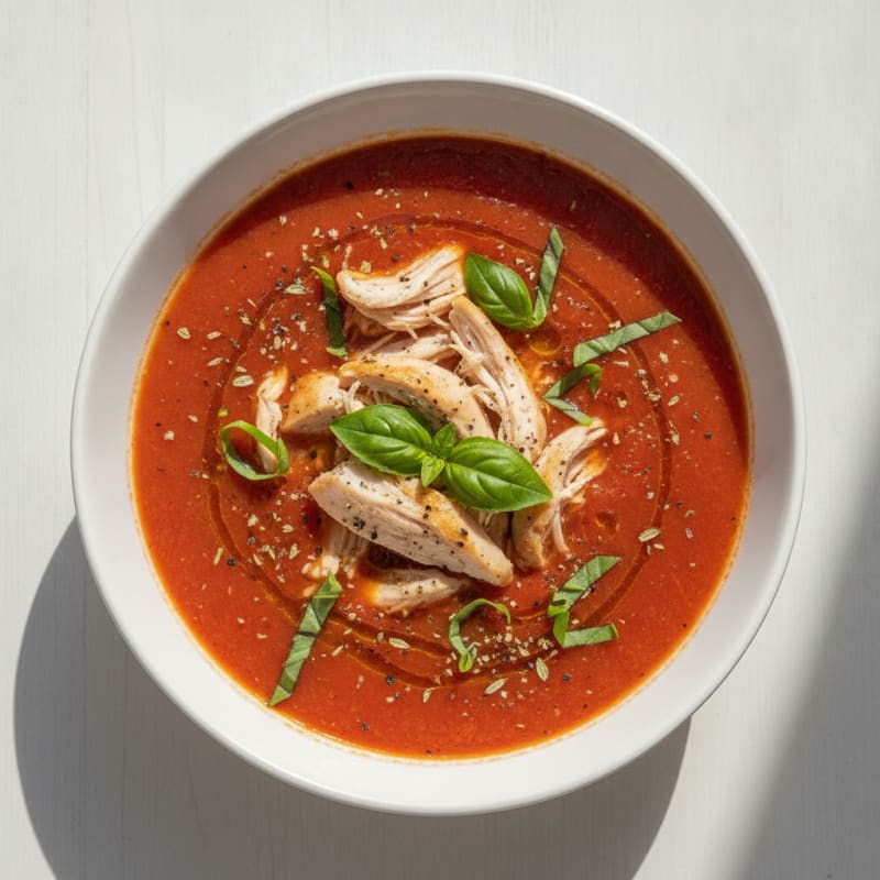 Roasted Tomato Basil Soup