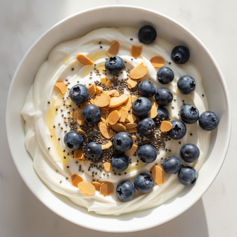 Creamy Greek Yogurt Protein Bowl with Berries