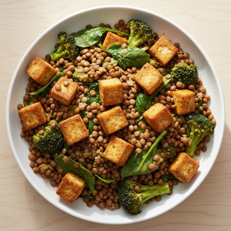 Lentil and Vegetable Power Bowl