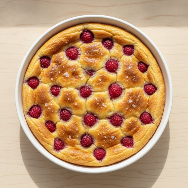 Vanilla Goat Milk Custard Frittata