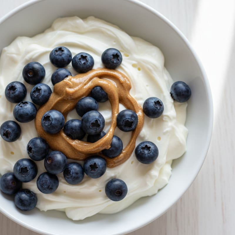 Silky Greek Yogurt Protein Pudding with Berries