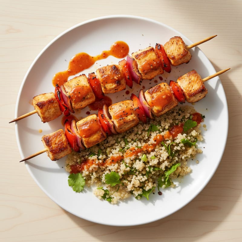Zesty Chili-Lime Chicken Skewers