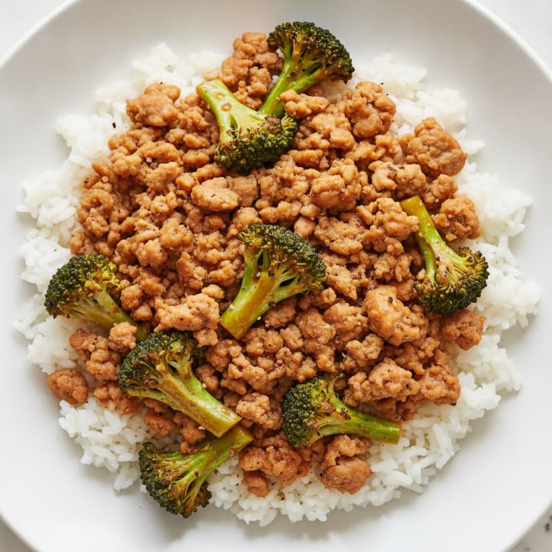 Savory Ground Turkey and Broccoli Rice Bowl