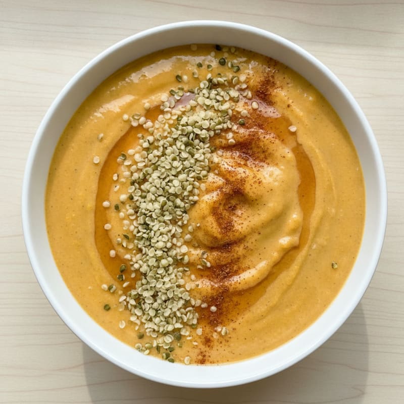 Creamy Pumpkin Protein Smoothie Bowl