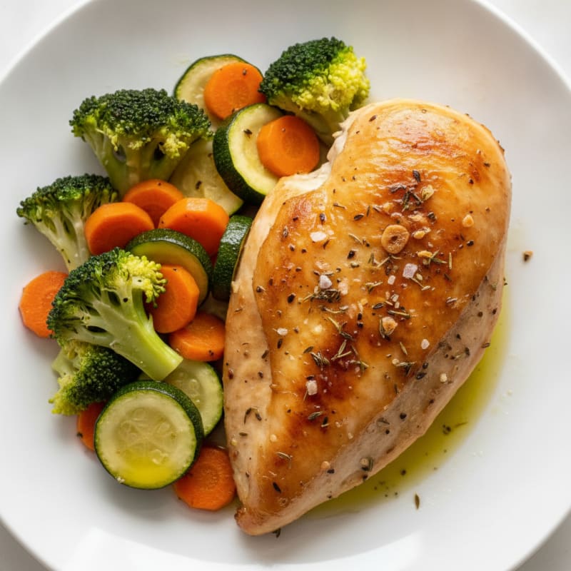Garlic Herb Roasted Chicken and Vegetables