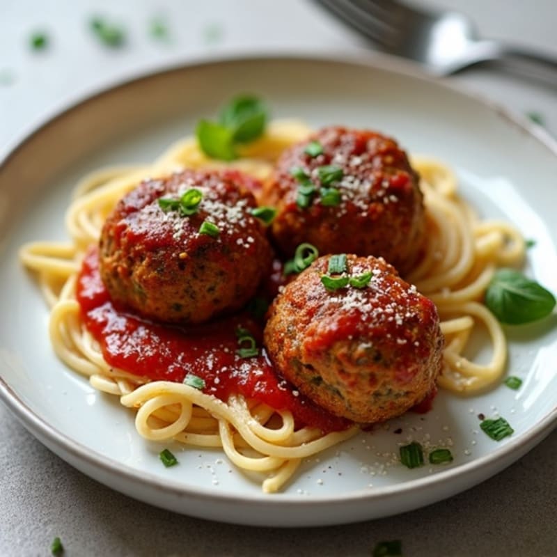 Hearty Lentil-Mushroom Meatballs with Marinara