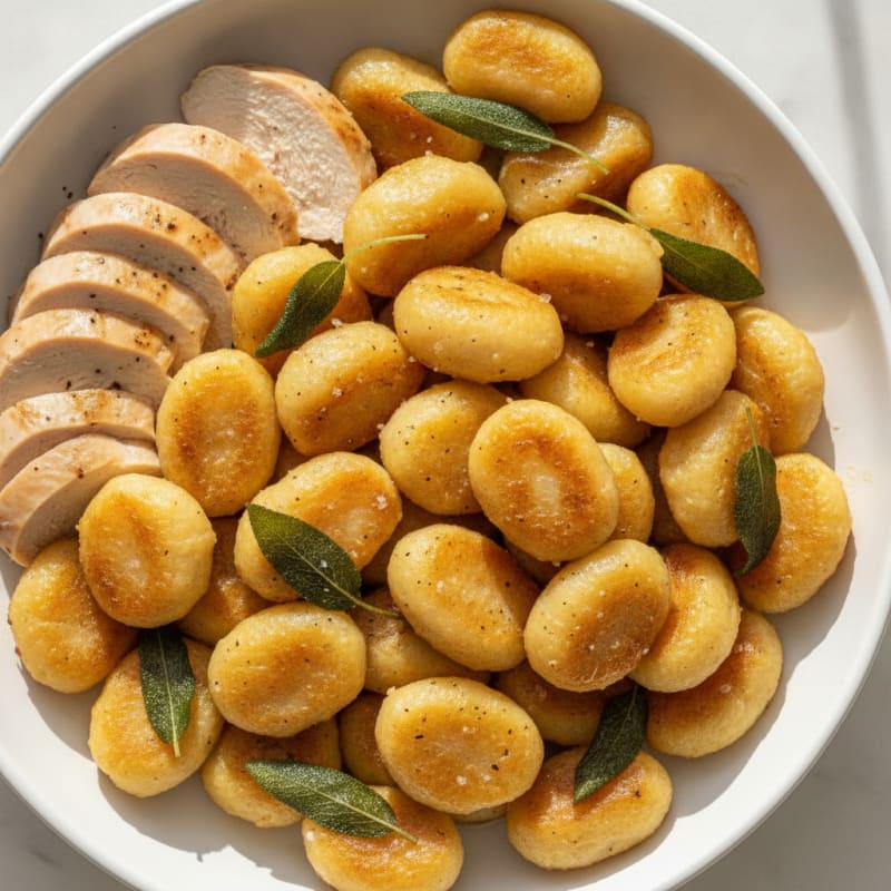 Ricotta Gnocchi with Sage Butter Sauce