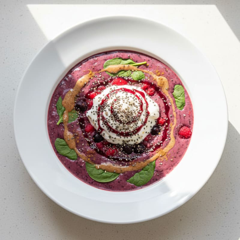 Creamy Berry Breakfast Smoothie