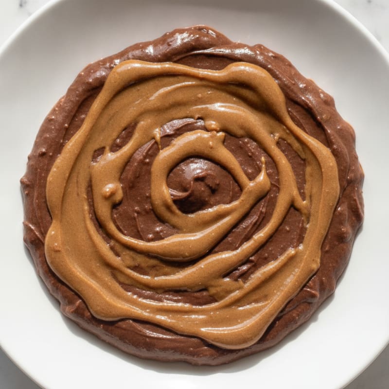 Silky Protein Chocolate Pudding with Almond Butter