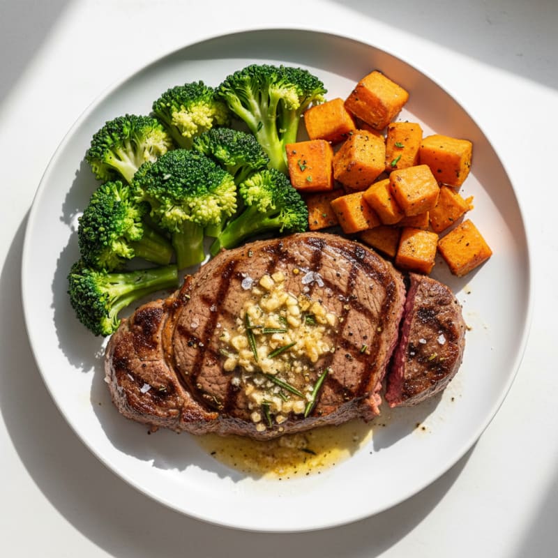Pan-Seared Steak with Garlic Butter