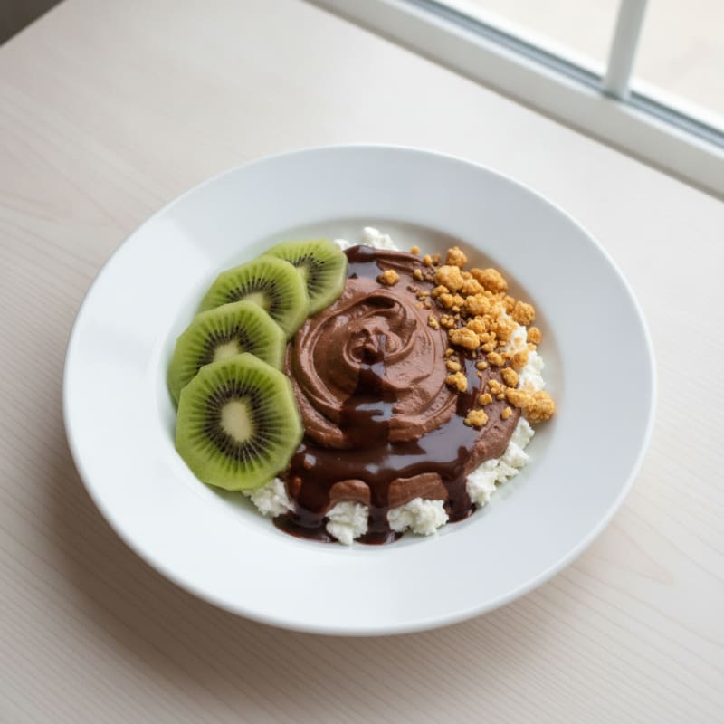 Greek Yogurt Dark Chocolate Protein Mousse