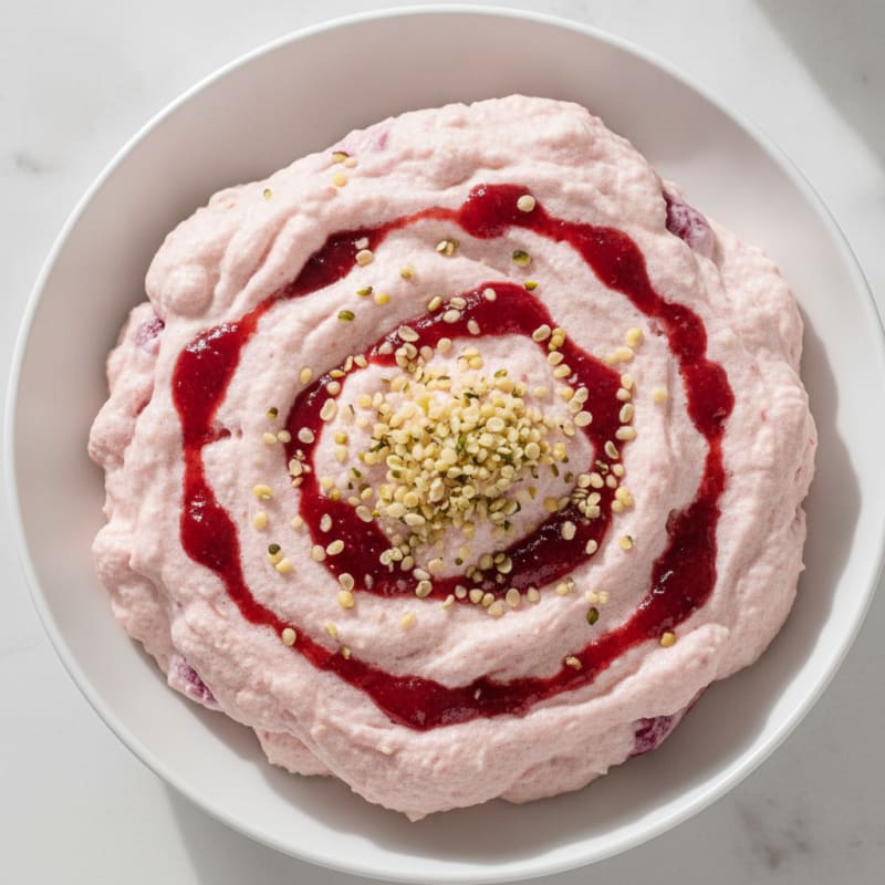 High-Protein Strawberry Yogurt Mousse