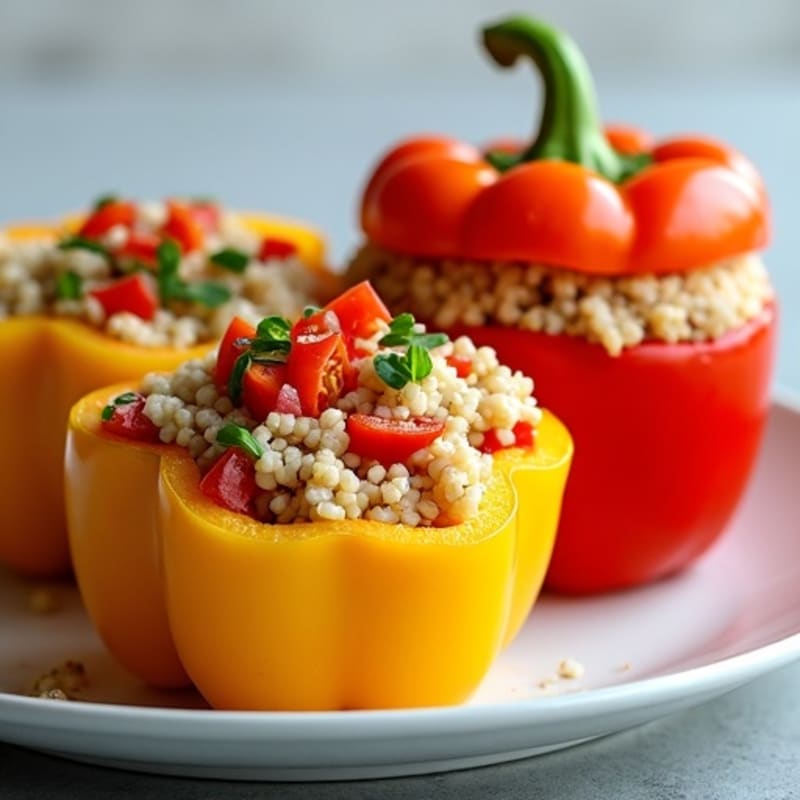Protein-Packed Turkey and Quinoa Stuffed Bell Peppers