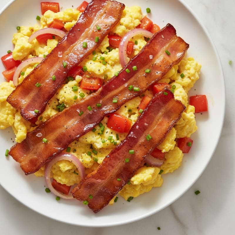 Maple-Glazed Bacon and Egg Skillet