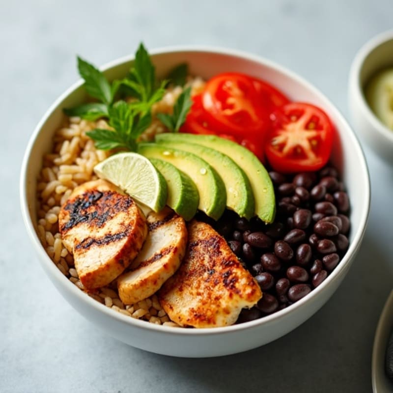 Fresh Black Bean Burrito Bowl