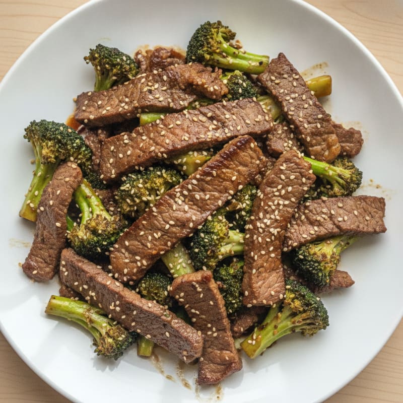 Sesame Beef and Broccoli Stir-Fry