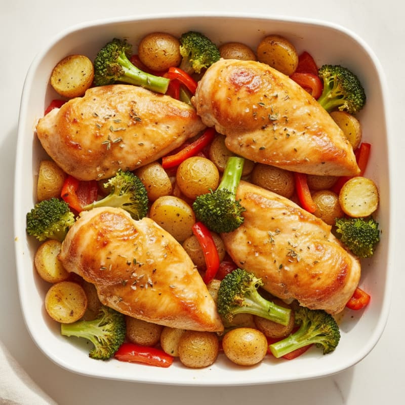 Sheet Pan Lemon Herb Chicken
