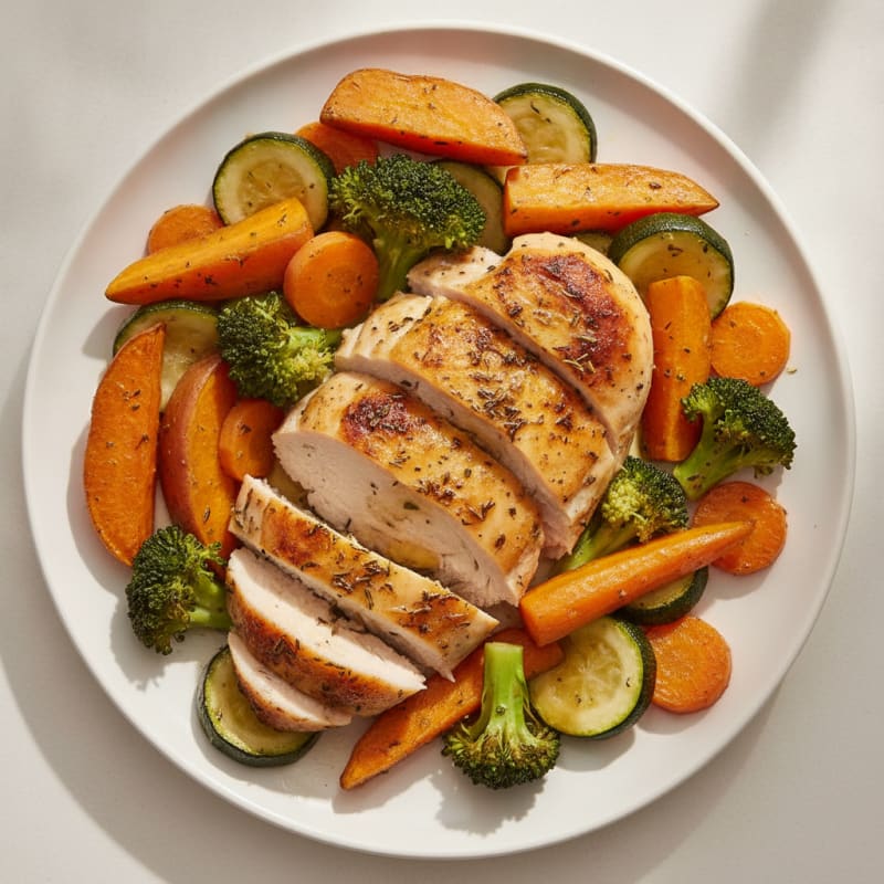 Savory Herb-Roasted Chicken with Vegetables